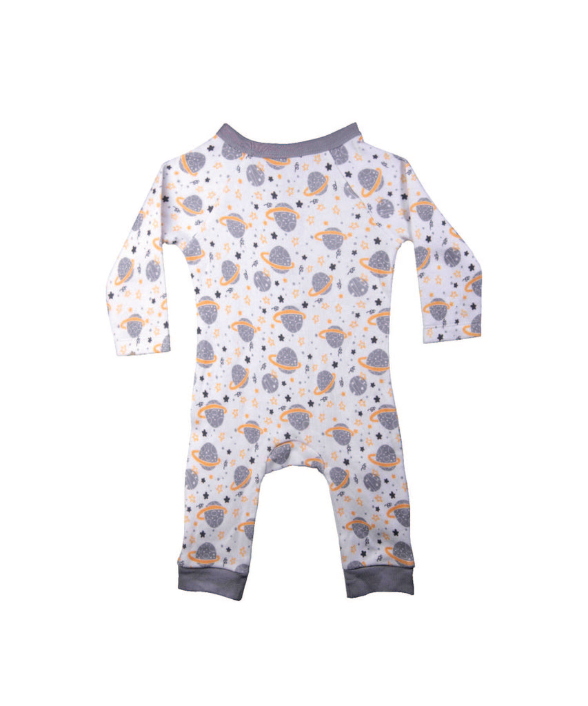 Sleepsuit - White / High Risse, Buzzee Babies, Newborn baby clothes, Baby dress, infant dress