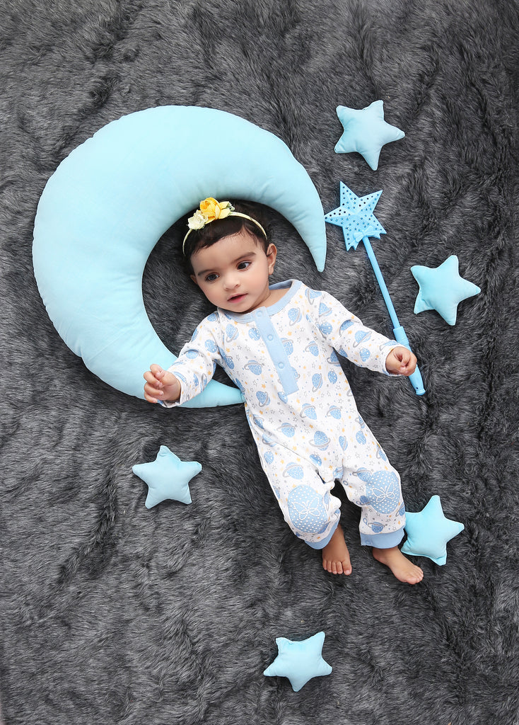 Sleepsuit - White / High Risse Buzzee Babies