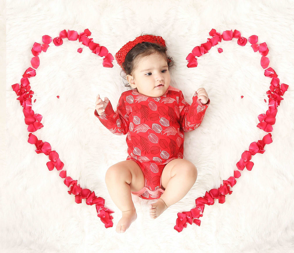 Bodysuit - Aqua Slash,Peacock Blue,Bodysuit for Newborns,Buzzee Babies,Newborn baby Clothes