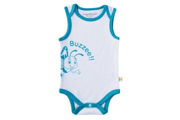Sleeveless Bodysuit - Ceramic Buzzee Babies