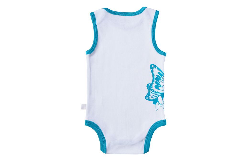 Sleeveless Bodysuit - Ceramic, Buzzee Babies, Newborn baby clothes, Baby dress, infant dress