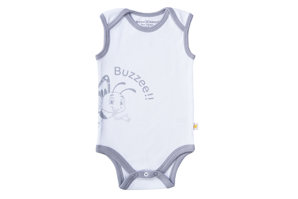 Sleeveless Bodysuit - Griffin, Buzzee Babies, Newborn baby clothes, Baby dress, infant dress