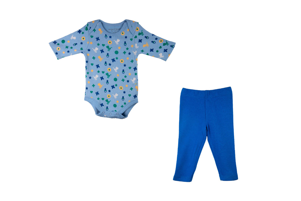 Bodysuit BlueBellStrongBlue2,Bodysuit for Newborns,Romper for Newborns,Jumpsuit,Newborn Baby Clothes,Buzzee Babies