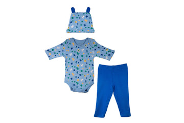 Bodysuit BlueBellStrongBlue3,Bodysuit for Newborns,Romper for Newborns,Jumpsuit,Newborn Baby Clothes,Buzzee Babies
