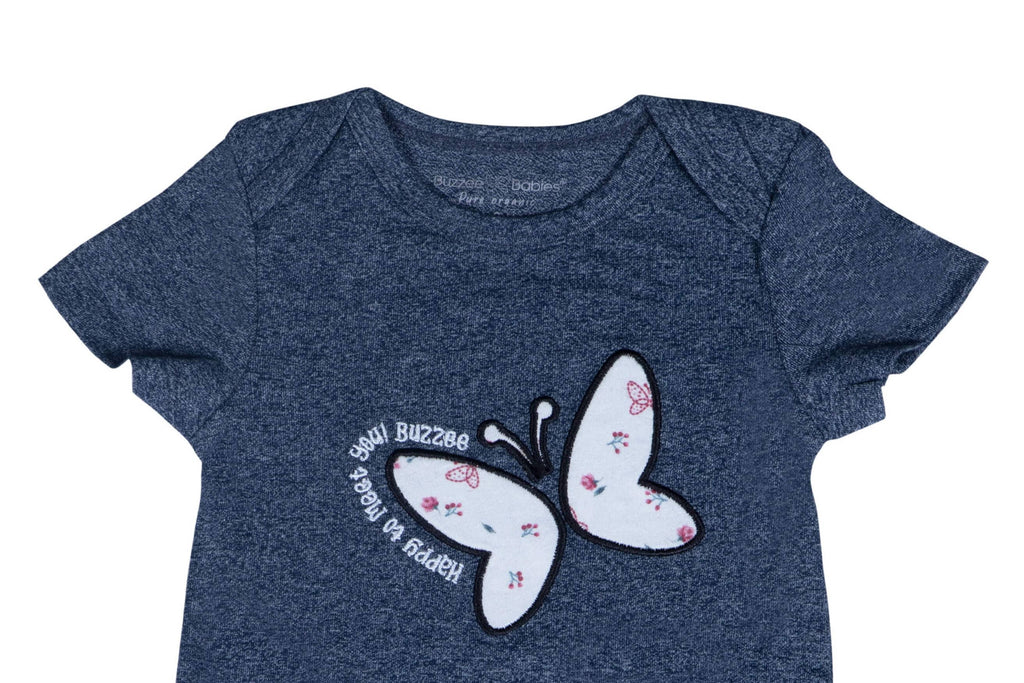 Bodysuit BlueGringle3,Bodysuit for Newborns,Romper for Newborns,Jumpsuit,Newborn baby Clothes,Buzzee Babies