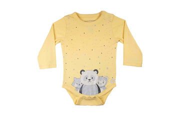 Bodysuit-BananaCream1,Bodysuit for Newborns,Newborn Baby Clothes,Buzzee Babies