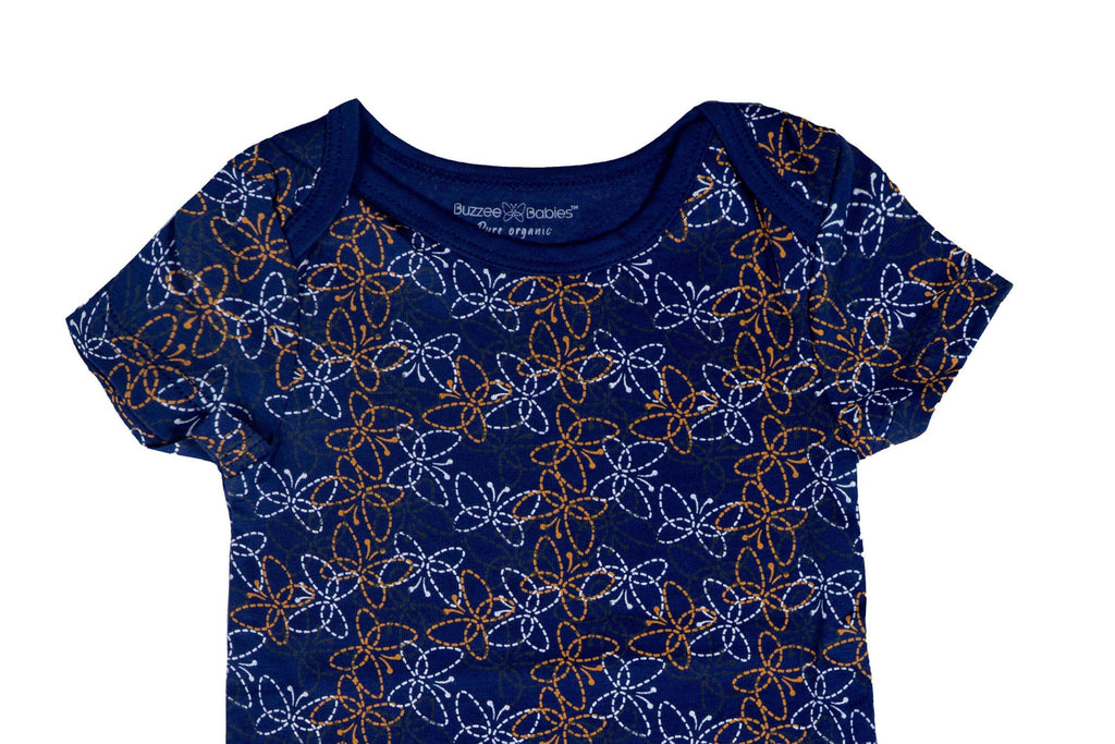 Bodysuit-BlueAOP1-3,Bodysuit for Newborns,Romper for Newborns,Newborn baby Clothes,BuzzeeBabies