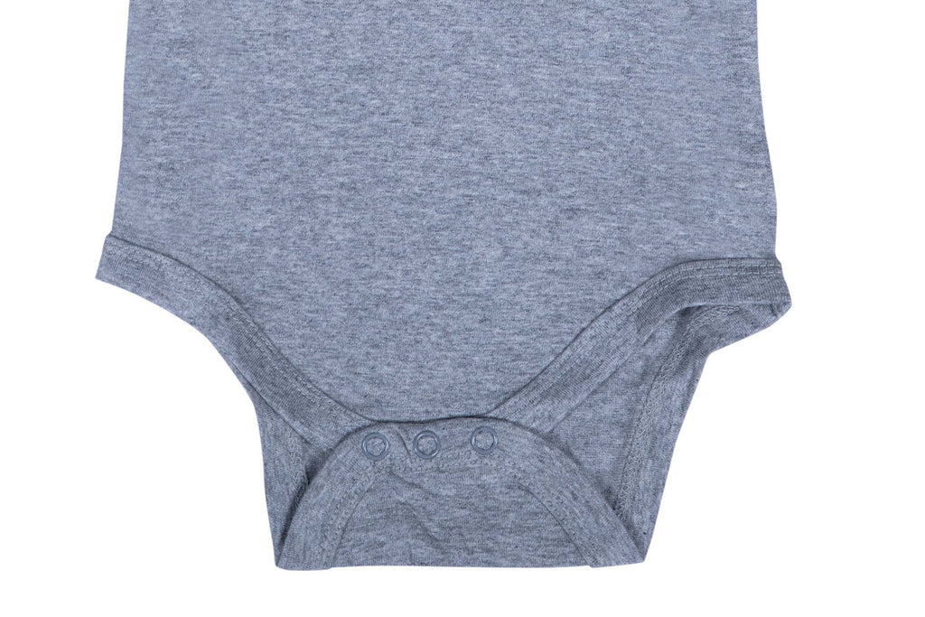 Bodysuit-DarkGreyMelange4,Bodysuit for Newborns,Romper for Newborns,Jumpsuit,Newborn baby Clothes,Buzzee babies