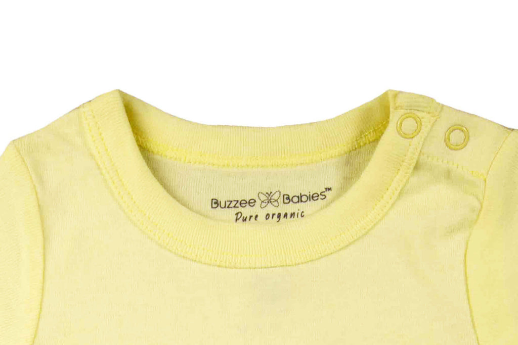 Bodysuit-ElfinYellow2,Bodysuit for Newborns,Romper for Newborns,Jumpsuit,Newborn baby Clothes,Buzzee babies