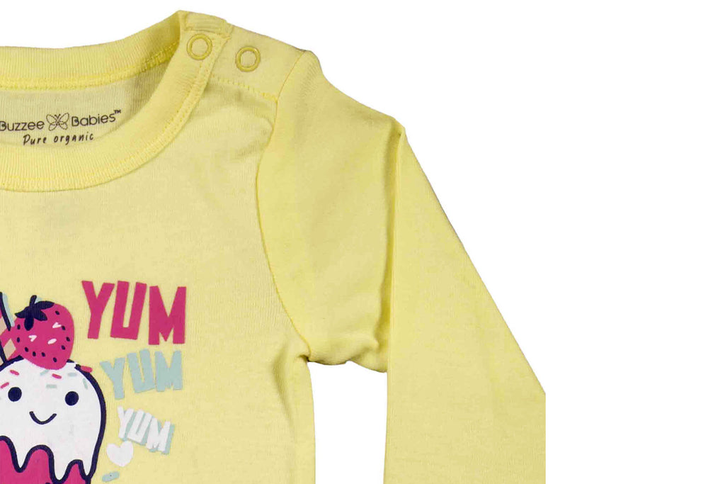 Bodysuit-ElfinYellow4,Bodysuit for Newborns,Romper for Newborns,Jumpsuit,Newborn baby Clothes,Buzzee babies