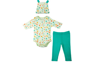 Bodysuit - Green AshMint Leaf1,Bodysuit for Newborns,romper for Newborns,Jumpsuit,Newborn baby Clothes,Buzzee babies