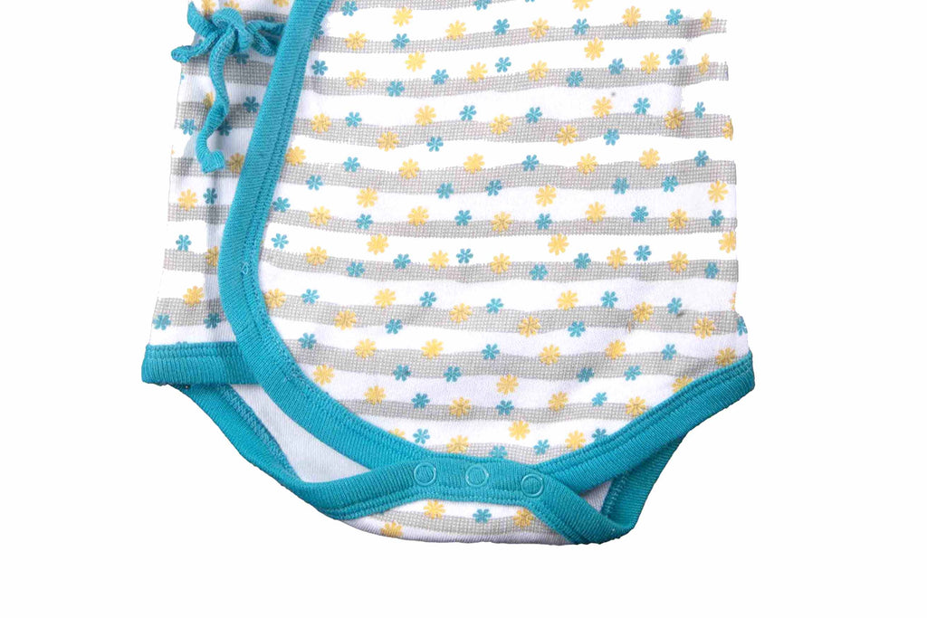 Bodysuit-PeacockBlue3,Romper for Newborns,Bodysuit for Newborns,Newborn Baby clothes,Buzzee babies