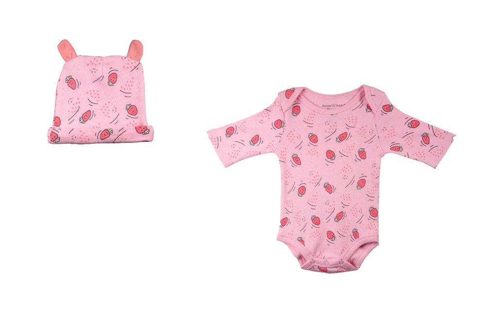 Bodysuit-PinkLadyGeraniumPink2,Romper for Newborns,Bodysuit for Newborns,Newborn Baby clothes,Buzzee babies