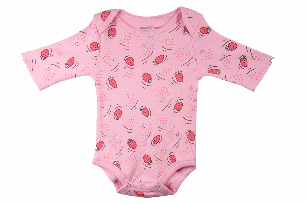 Bodysuit-PinkLadyGeraniumPink4,Romper for Newborns,Bodysuit for Newborns,Newborn Baby clothes,Buzzee babies