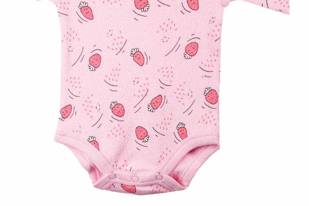 Bodysuit-PinkLadyGeraniumPink5,Romper for Newborns,Bodysuit for Newborns,Newborn Baby clothes,Buzzee babies