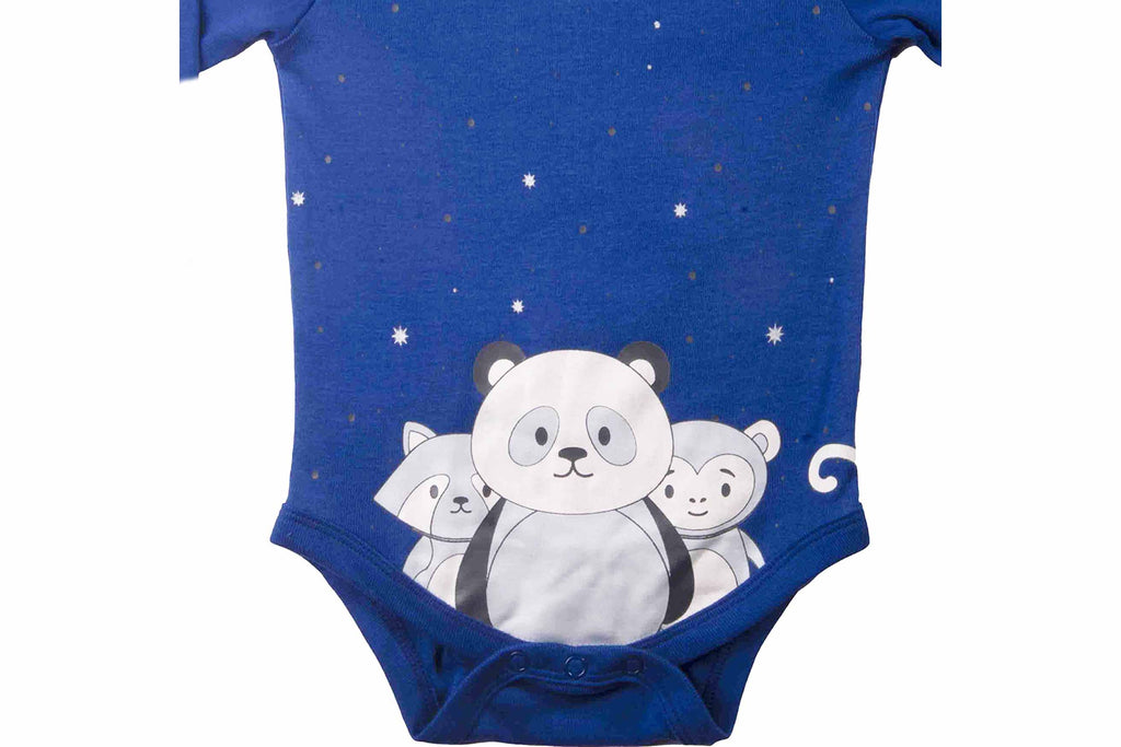 Bodysuit-SodaliteBlue4, Romper for Newborns, Bodysuit for Newborns, Newborn baby clothes,Buzzee babies