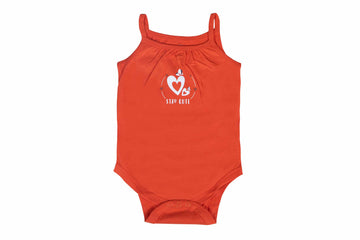 CamiBodysuit-Orange1,camibodysuit for Newborns,Romper for Newborns,bodysuit for newborns,Newborn baby clothes,Buzzeebabies