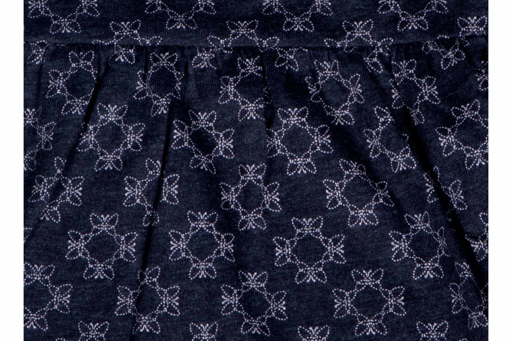 Frock-CharcoalMelangeAOP4,frocks for Newborns,Newborn baby clothes,Buzzee Babies,Frocks for Girls