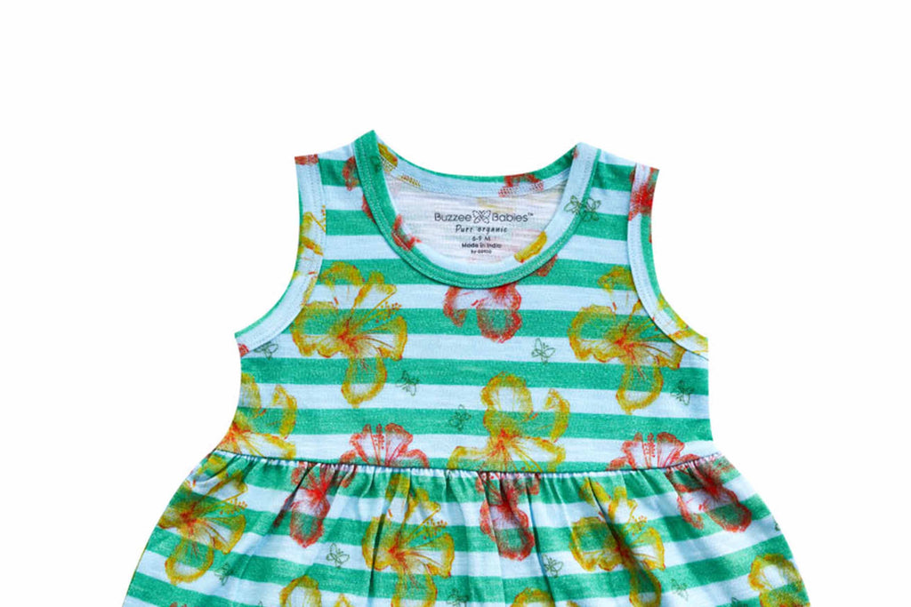 Frock-OceanWave4,frocks for Newborns,Newborn baby clothes,Buzzee Babies,Frocks for Girls