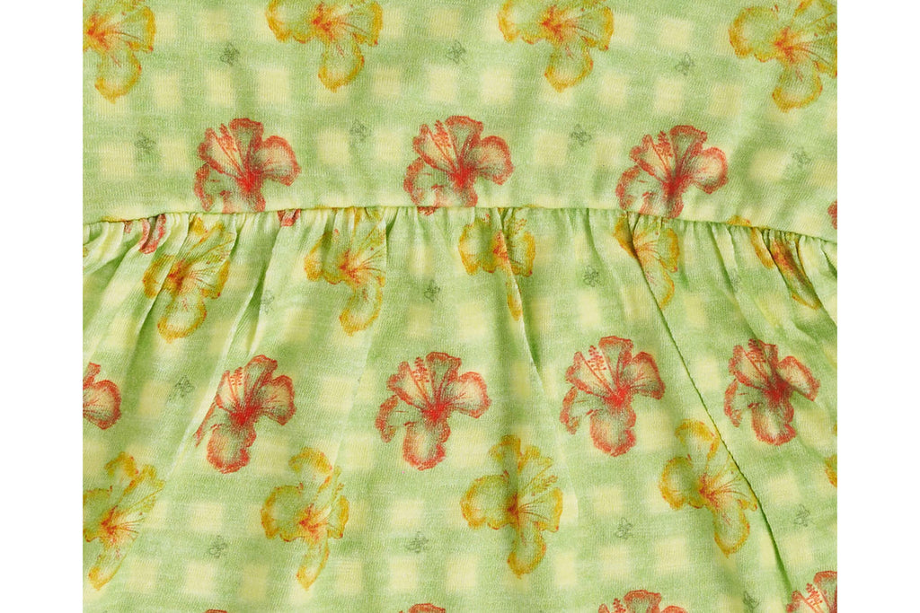 Frock-SapphireGreen-2-3,baby frocks,baby girls frocks,Frocks for Newborns,Newborn baby clothes,Buzzee Babies