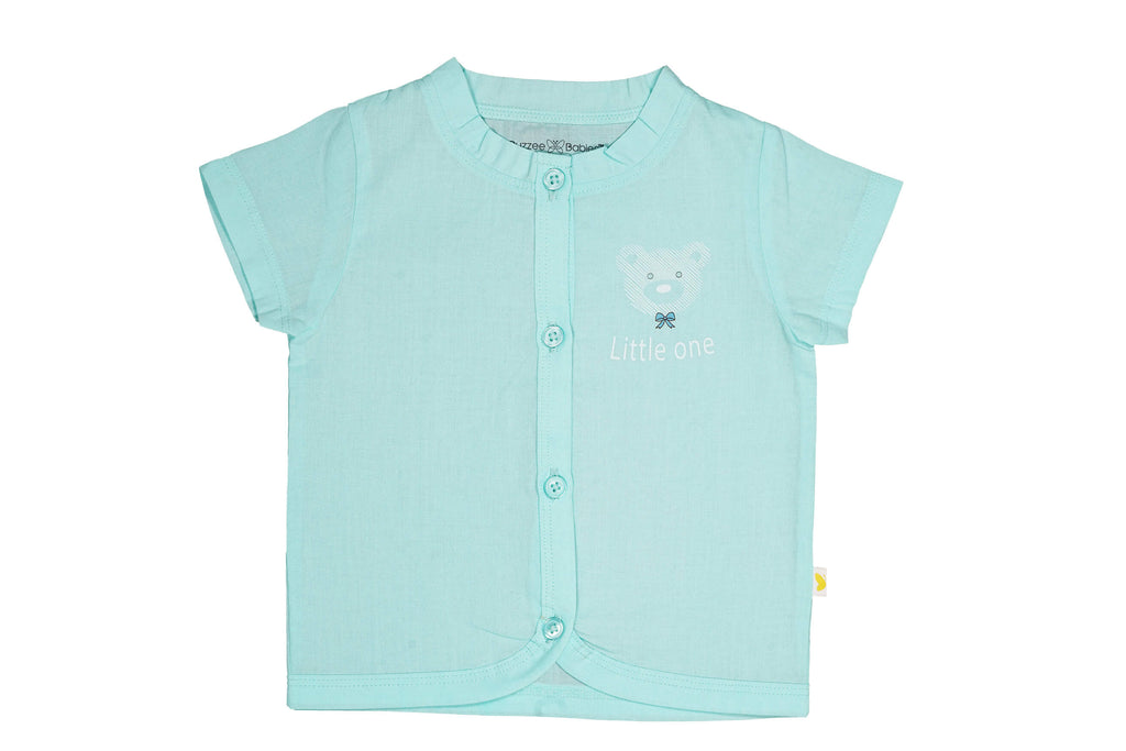 Jabla-Green1,Cotton jabla,jabla for newborns,Newborn baby clothes,Buzzee babies
