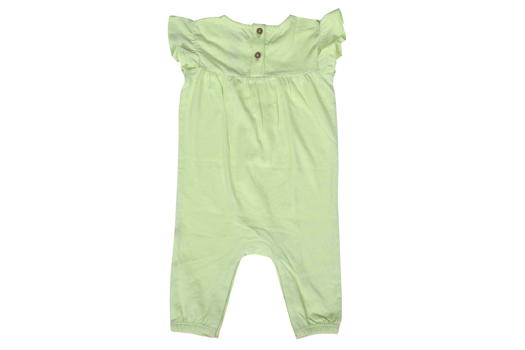 PlaySuit-DaiguriGreen4, Newborn Baby clothes, Playsuit for Newborns, Playsuit for Babies, Buzzee babies, Baby dress