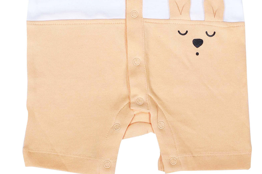 PlaySuit-MockOrange4, Newborn Baby clothes, Playsuit for Newborns, Playsuit for Babies, Buzzee babies, Baby dress