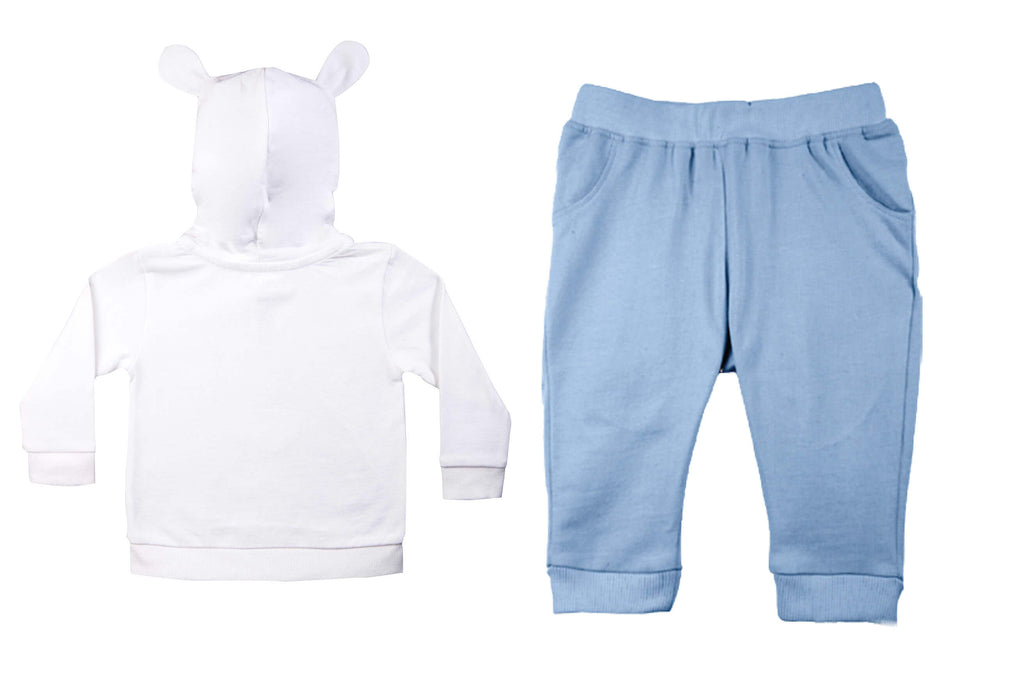 PyjamaSet-AquaSplashWhite2,Newborn Baby clothes, pyjama set for Newborns, pyjama set for Babies, Buzzee babies, Baby dress