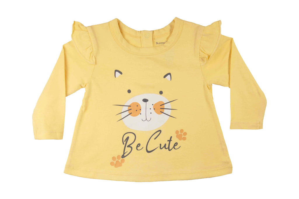 PyjamaSet-BananaCreamMockOrange2,Newborn Baby clothes, pyjama set for Newborns, pyjama set for Babies, Buzzee babies, Baby dress