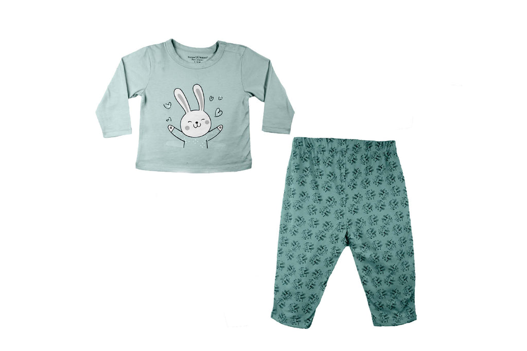 PyjamaSet-BlueGlass1,Newborn Baby clothes, pyjama set for Newborns, pyjama set for Babies, Buzzee babies, Baby dress