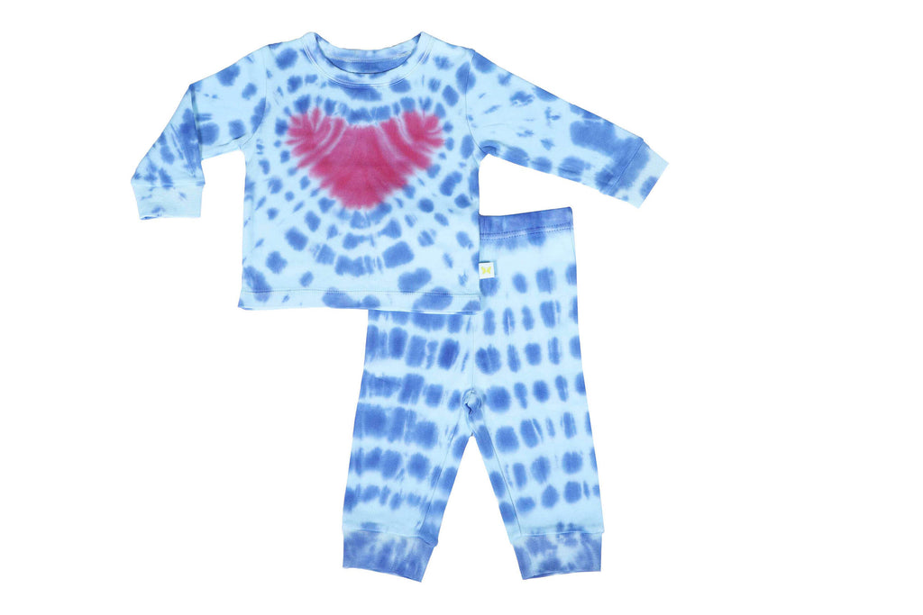PyjamaSet-HeartTieDye1,Newborn Baby clothes, pyjama  set for Babies,Pyjama set for Newborns, Buzzee babies, Baby dress