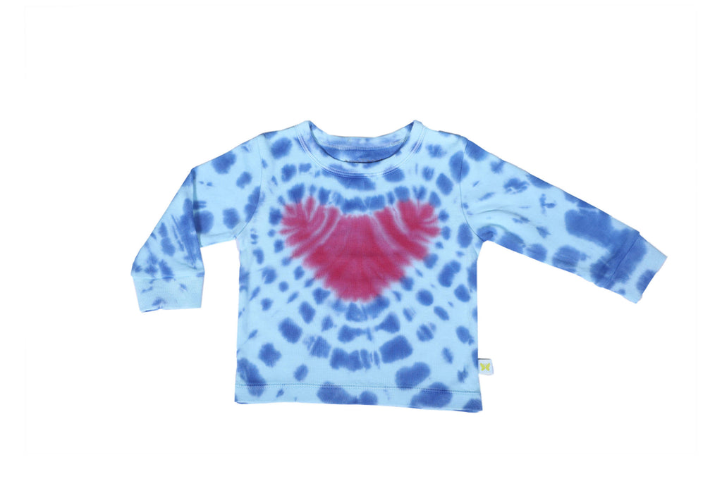 PyjamaSet-HeartTieDye3,Newborn Baby clothes, pyjama  set for Babies,Pyjama set for Newborns, Buzzee babies, Baby dress