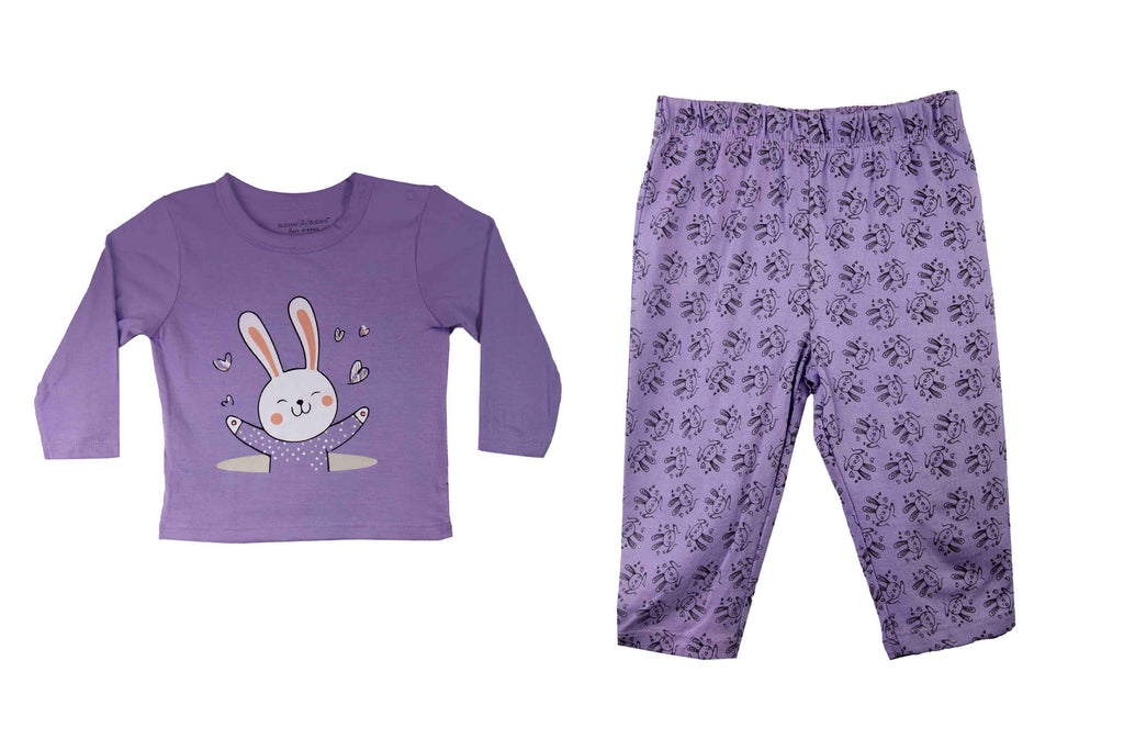 PyjamaSet-Lavender2,Newborn Baby clothes, pyjama  set for Babies,Pyjama set for Newborns, Buzzee babies, Baby dress