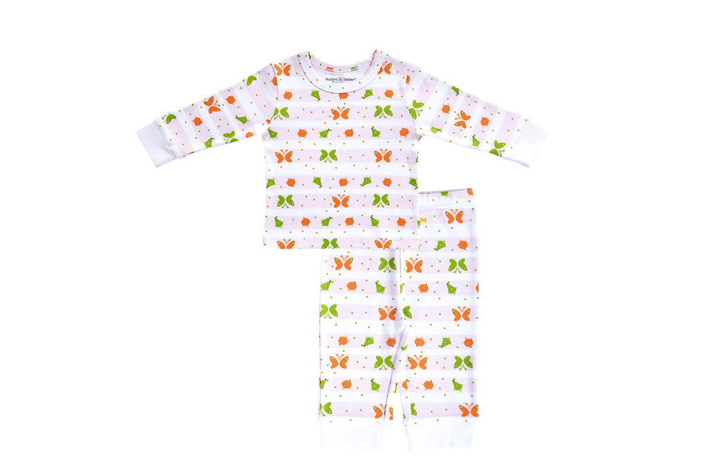 PyjamaSet-OrangeAOP1,Newborn Baby clothes, pyjama  set for Babies,Pyjama set for Newborns, Buzzee babies, Baby dress