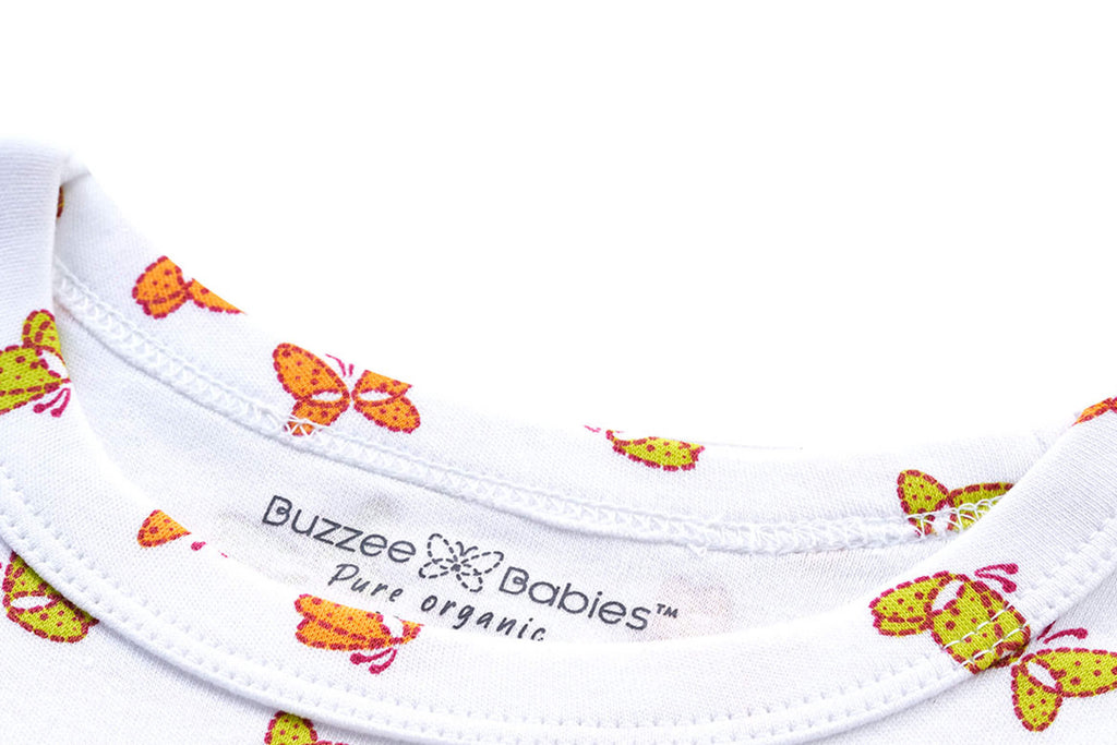 PyjamaSet-OrangeYellowAOP4,Newborn Baby clothes, pyjama  set for Babies,Pyjama set for Newborns, Buzzee babies, Baby dress