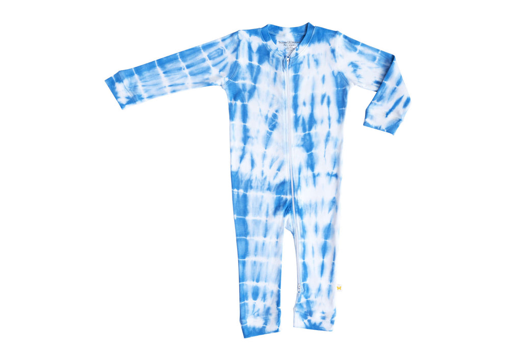 SleeperSuit-BlueStripes1,Newborn Baby clothes, nightwear for Babies,sleepsuit for Newborns, Buzzee babies, Baby dress
