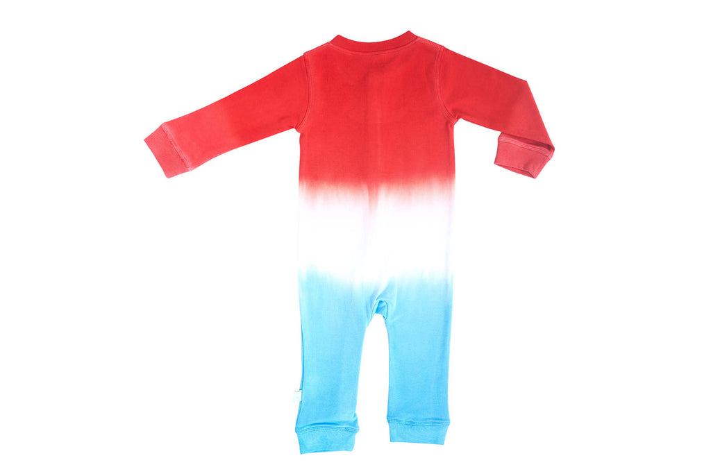 SleeperSuit-RedWhiteBlue1,Newborn Baby clothes, nightwear for Babies,sleepsuit for Newborns, Buzzee babies, Baby dress