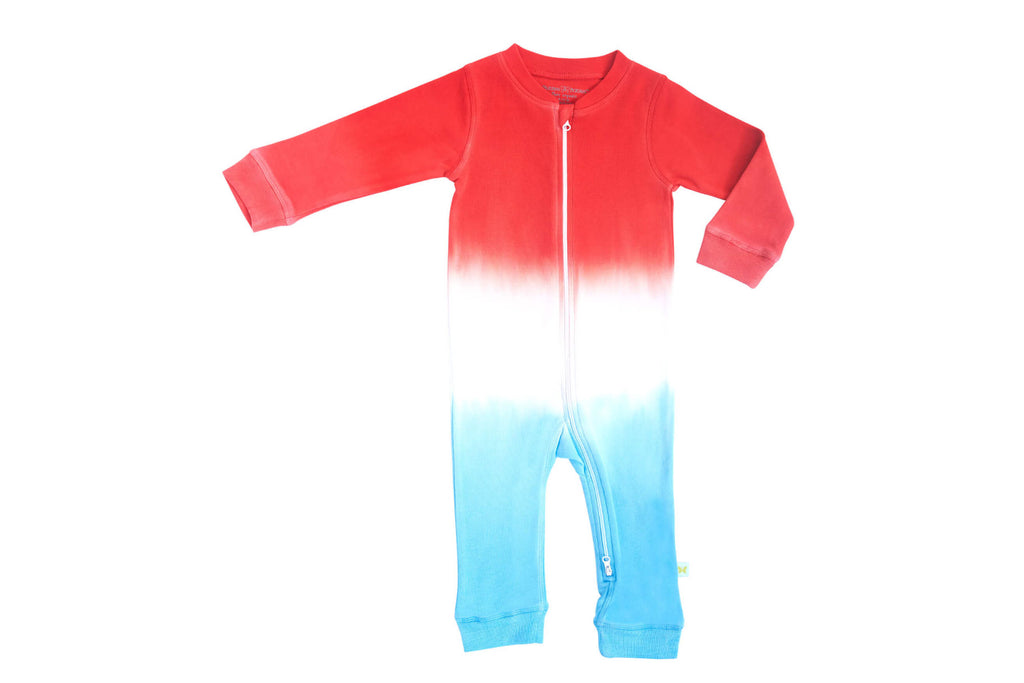 SleeperSuit-RedWhiteBlue2,Newborn Baby clothes, nightwear for Babies,sleepsuit for Newborns, Buzzee babies, Baby dress