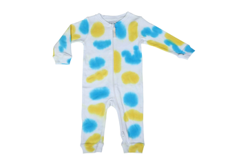 Sleepersuit - Spot Splash Tie Dye Buzzee Babies
