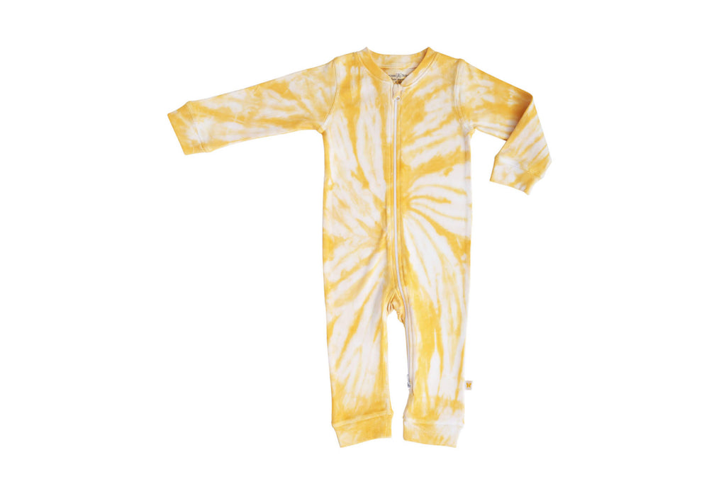 SleeperSuit-Yellow1,Newborn Baby clothes, nightwear for Babies,sleepsuit for Newborns, Buzzee babies, Baby dress