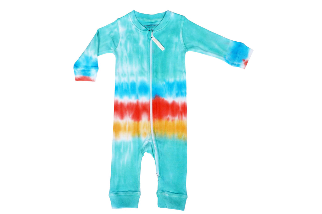 Sleepersuit-FoldedTieDye1,Newborn Baby clothes, nightwear for Babies,sleepsuit for Newborns, Buzzee babies, Baby dress