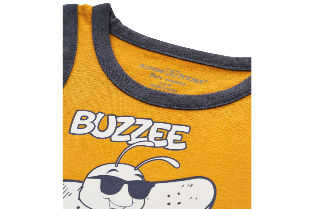 TanktopBZBTT0002-Yellow3, Buzzee Babies, Newborn baby clothes, Baby dress, infant dress
