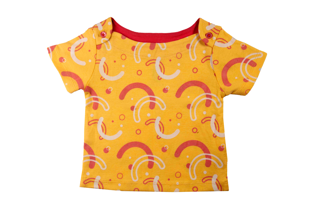 Tshirt - Banana Cream, Buzzee Babies, Newborn baby clothes, Baby dress, infant dress