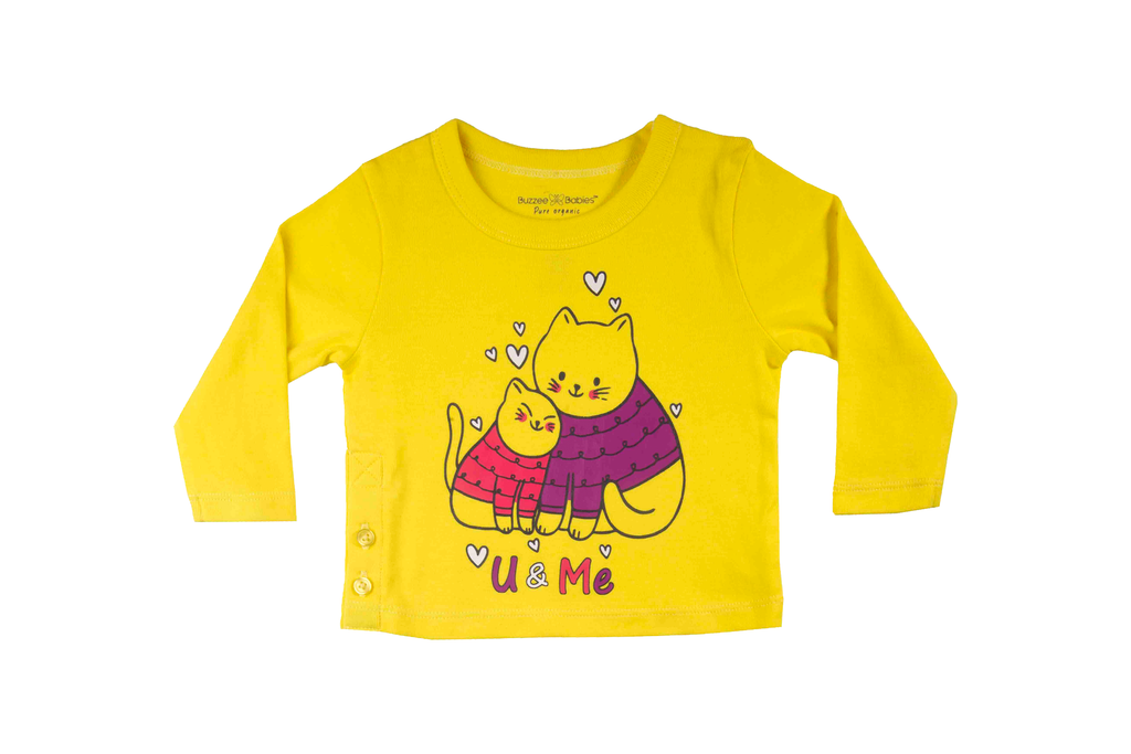 Tshirt - Buttercup, Buzzee Babies, Newborn baby clothes, Baby dress, infant dress