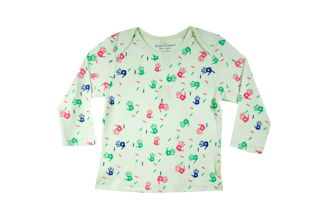Tshirt - Green Ash, Buzzee Babies, Newborn baby clothes, Baby dress, infant dress