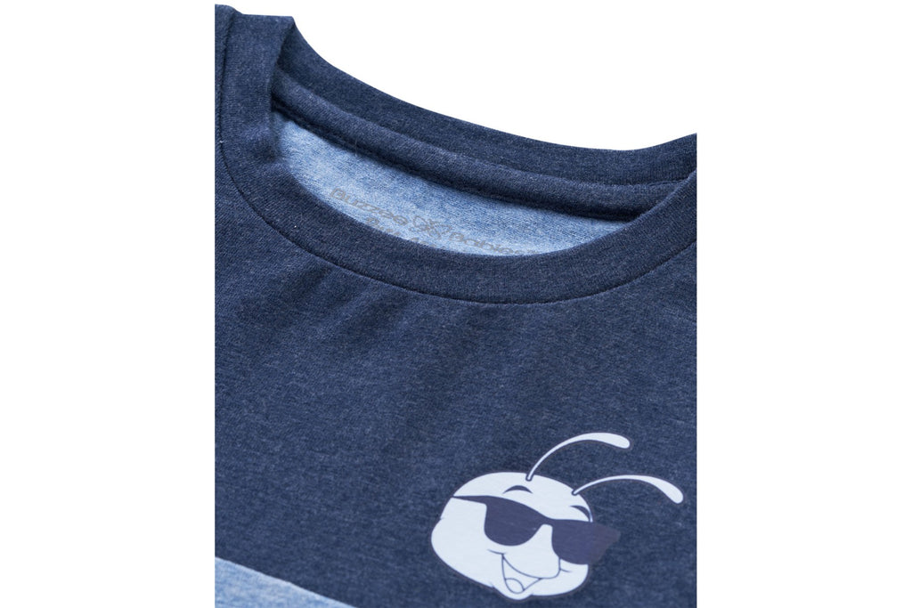 TshritNVYBLU4-3, Buzzee Babies, Newborn baby clothes, Baby dress, infant dress