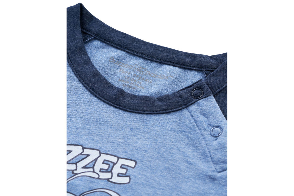tSHIRTNVYBLU2-3, Buzzee Babies, Newborn baby clothes, Baby dress, infant dress