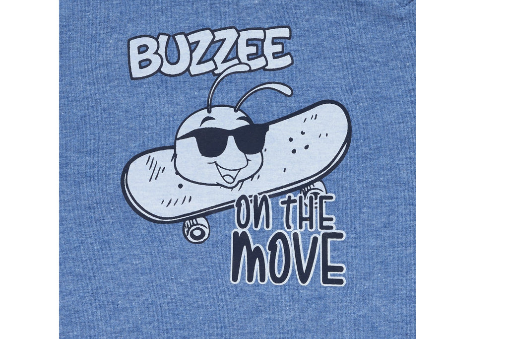 tSHIRTNVYBLU2-5, Buzzee Babies, Newborn baby clothes, Baby dress, infant dress